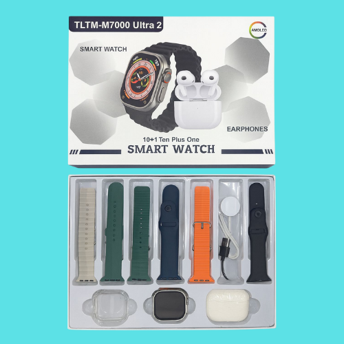 KIT SMARTWATCH TLTM-M7000 ULTRA 2 + AURICULAR INALÁMBRICO