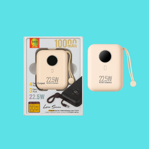 CARGADOR PORTÁTIL POWER BANK YD 25