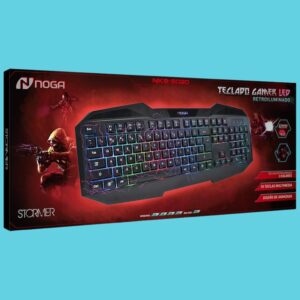 14 TECLADO GAMER RETROILUMINADO NOGA NKB-5020