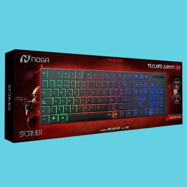 TECLADO GAMER RETROILUMINADO NOGA NKB-500